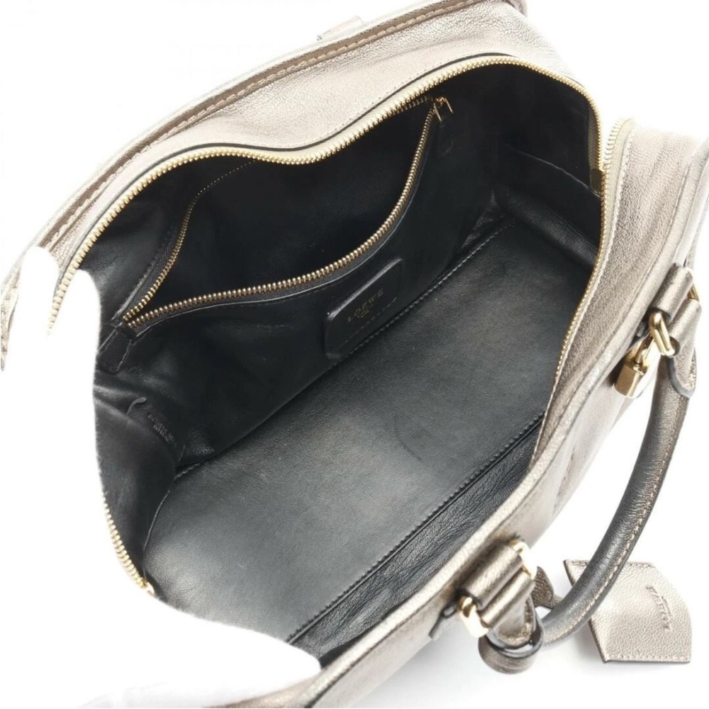 Loewe Metallic Silver Handbag - image 3